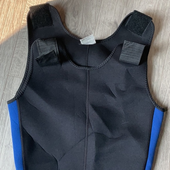 BARE Black & Blue Juniors Overall Wetsuit - Picture 2 of 5